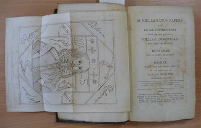 Lot 38 - Ireland (Samuel) Miscellaneous Papers and Legal Instruments under the Hand and Seal of William...