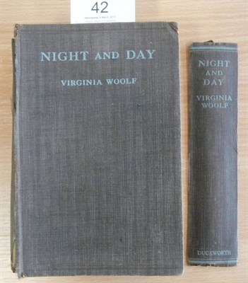 Lot 42 - Woolf (Virginia) Night and Day, 1919, Duckworth, first edition, original cloth (hinges split,...