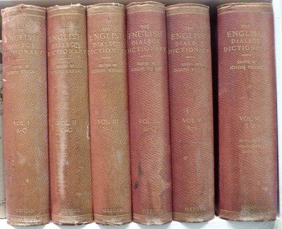 Lot 48 - Wright (Joseph) The English Dialect Dictionary, 1898-1905, six volumes, 4to., original cloth...