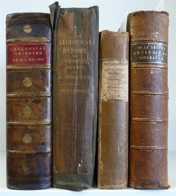 Lot 65 - De La Beche (Henry T.)  Report on the Geology of Cornwall, Devon and West Somerset, 1839,...