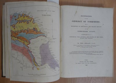 Lot 71 - Phillips (John) Illustrations of the Geology of Yorkshire; or a Description of the Strata and...