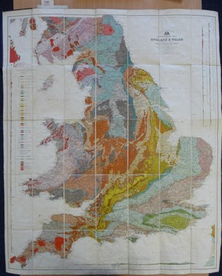 Lot 106 - Geikie (Archibald) Geological Map of England and Wales .., 1897, Bartholomew, large...