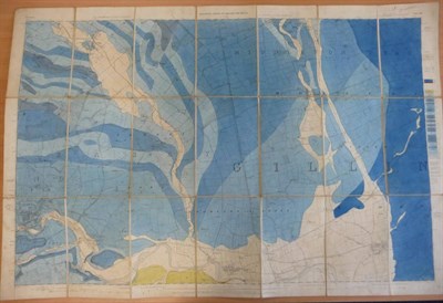 Lot 112 - Geological Survey of England and Wales Yorkshire: Sheet 38 - Marske, Hudswell etc., 1878, (some...