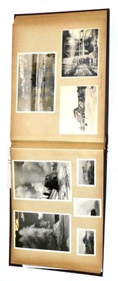 Lot 166 - An Album of Travel Postcards and Photographs Relating to the Juvara family, circa 1930, places...