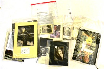 Lot 169 - A Collection of Signed Photographs, including Tony Blair, Olivia De Haviland, Tony Hancock,...