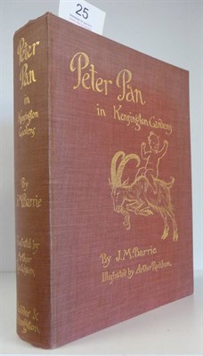 Lot 25 - Barrie (J.M.) Peter Pan In Kensington Gardens, 1906, Hodder & Stroughton, 50 tipped-in colour...
