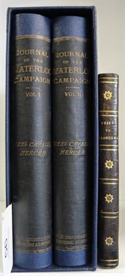 Lot 56 - Mercer (Cavalie) Journal of the Waterloo Campaign, Kept Thoughout the Campaign of 1815, 1870,...