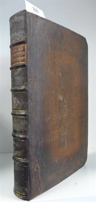 Lot 88 - Somner (William)  The Antiquities of Canterbury, in Two Parts ..., 1703, Knaplock, second...