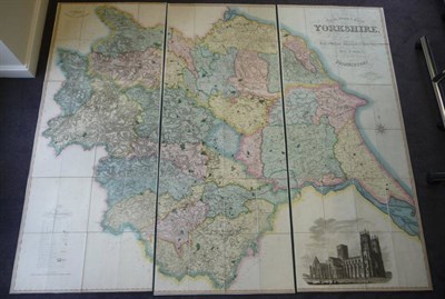 Lot 97 - Teesdale (Henry) Yorkshire..., Map of the County, constructed from a Survey commenced in the...