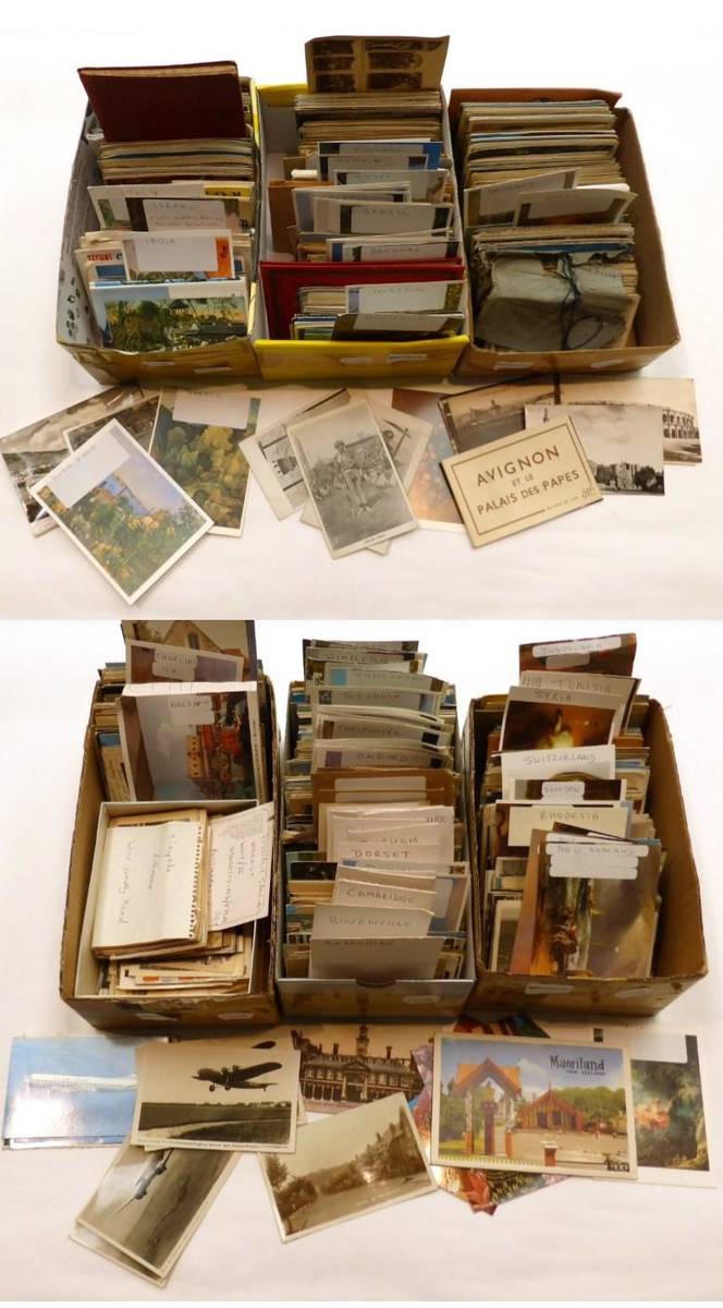 Lot 180 - A Large Collection of Mainly UK and Overseas Topographical Postcards, both pre and post war,...