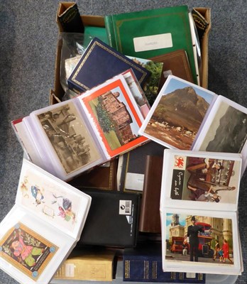 Lot 187 - A Large Collection of Mixed Postcards, both pre and post war, comprising a quantity of...