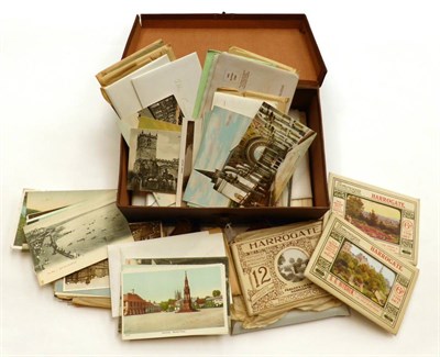 Lot 188 - A Small Case of Pre-War Postcards, including North East and other topography, greetings, etc