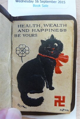 Lot 18 - Wain (Louis) 'Health, Wealth and Happiness be Yours', Calendar for 1924, small pocket calendar with