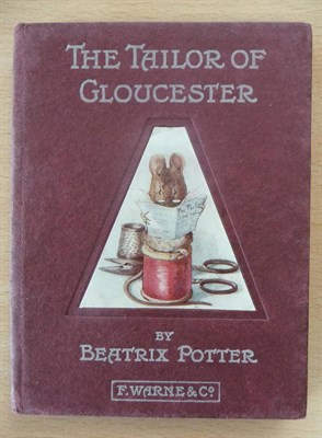 Lot 20 - Potter (Beatrix) The Tailor of Gloucester, 1903, Warne, first trade edition, first issue,...