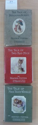 Lot 21 - Potter (Beatrix) The Tale of Benjamin Bunny, 1904, Warne, first edition, 'muffatees' spelling...