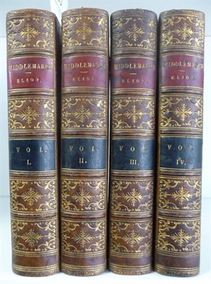 Lot 25 - Eliot (George) Middlemarch, A Study of Provincial Life, 1871-2, William Blackwood, first edition in