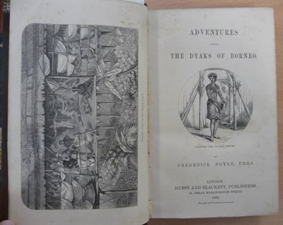 Lot 49 - Boyle (Frederick) Adventures Among The Dyaks of Borneo, 1865, Hurst and Blackett, frontis,...