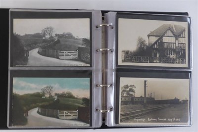 Lot 145 - Eaglescliffe - approximately one hundred and twenty pre-war cards, real photographic and...