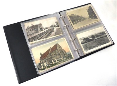 Lot 156 - Lingdale & Boosbeck - fifty six pre war cards, real photographic and printed, in an album