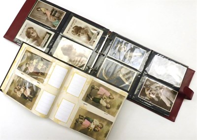 Lot 168 - An Album of Gladys Cooper Postcards, together with an album of postcards of children (2)