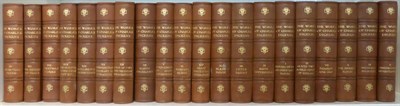 Lot 26 - Dickens (Charles)  The Works, n.d., Gresham Press, 20 vols, quarter brown morocco, gilt and...