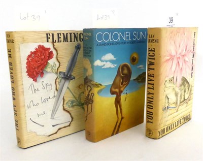 Lot 39 - Fleming (Ian)  You Only Live Twice, 1964, First Edition, cloth, dustwrapper (slight spotting of...