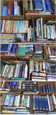 Lot 46 - WWII A large collection of books on the Second World War, predominantly Naval history and...