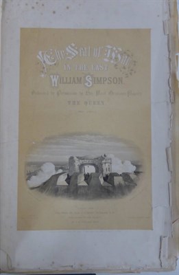 Lot 58 - Simpson (William)  The Seat of the War in the East, 1855, 1856, Colnaghi & Co, 1st & 2nd...