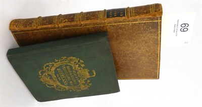 Lot 69 - [ANON]  Guide to the Lakes in Cumberland, Westmorland and Lancashire, 1784, Printed for B Law,...