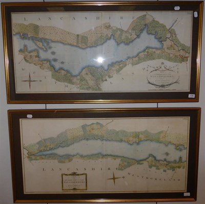 Lot 108 - Clarke (James) A Map of the Southern Part of Lake Winandermere, 1787; and companion piece, Northern