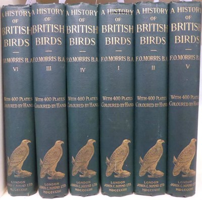 Lot 127 - Morris (F.O.)  History of British Birds, 1903, Fifth Edition, 6 volumes, 400 col. plates, cloth...