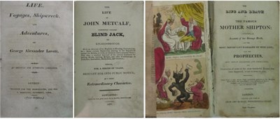 Lot 137 - [PAMPHLETS]  1) Life, Voyages, Shipwrecks and Adventures of George Alexander Lovett, ca.1800,...