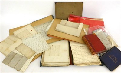 Lot 141 - NEWBY FAMILY Large q. of ms. letters and correspondence mostly mid 18th - mid 19th c, centring...