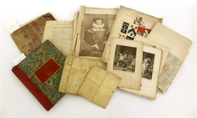 Lot 144 - Manuscripts and ephemera, including: 1) Ornsby (Geo. Junr.) ";The Taking of Troy, an Historical...