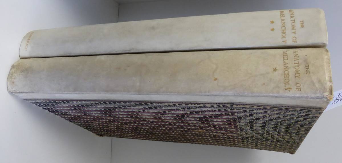 Lot 2025 - Burton (Robert) The Anatomy of Melancholy