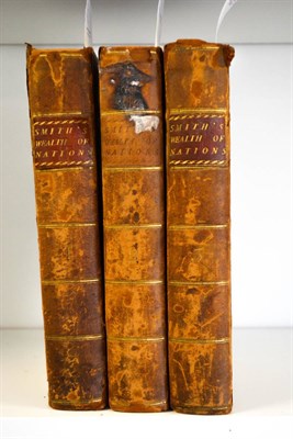 Lot 53 - Smith (Adam) An Inquiry into the Nature and Causes of the Wealth of Nations, 1791, Printed for...