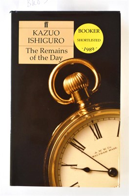 Lot 65 - Ishiguro (Kazuo) The Remains of the Day, 1989, Faber & Faber, with signed publisher's label,...