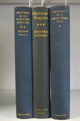 Lot 86 - Sassoon (Siegfried) Memoirs of a Fox-Hunting Man, 1928, Faber & Gwyer Ltd. first edition, blue...
