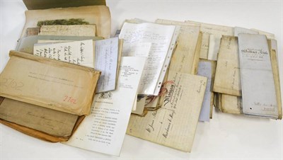 Lot 97 - [YORKSHIRE SOCIAL HISTORY] a large quantity (10 box files) of mainly 19th c legal documents,...