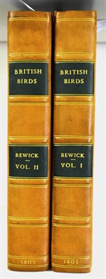 Lot 203 - Bewick (Thomas) A History of British Birds, 1805, Newcastle, octavo, 2 vols, wood engravings...