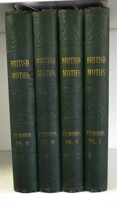 Lot 212 - Morris (F.O.) Natural History of British Moths, 1872, Bell and Daldy, 4 vols, 4to, 132 col. plates