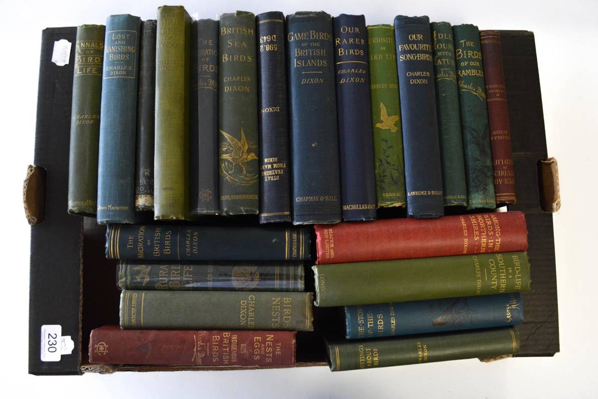 Lot 230 - Dixon (Charles)  Twenty one Ornithological volumes by author, various dates and publishers,...