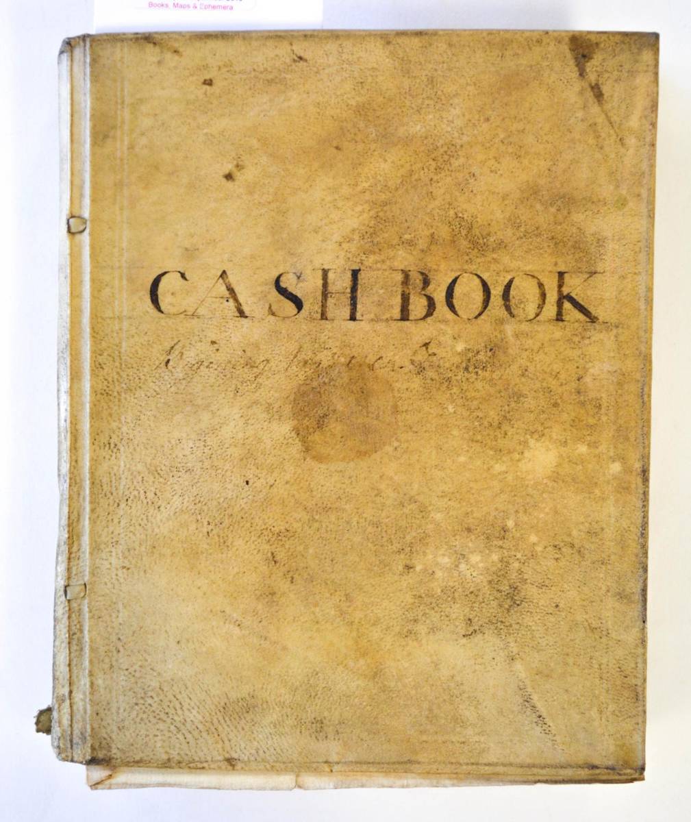 Lot 243 - [Ford (Isaac, of Manchester)] manuscript account book running from 1754-1770, small 4to, vellum...