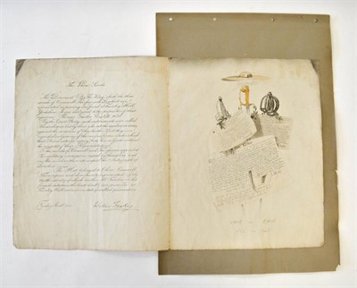 Lot 250 - After Joseph Mallord William Turner The Three Swords hand coloured aquatint with etching,...