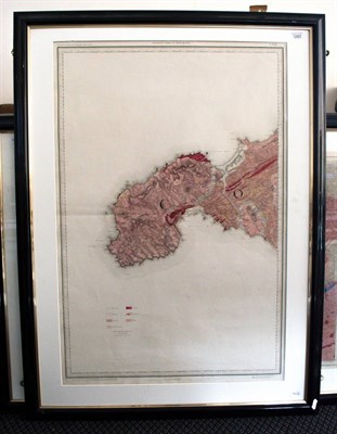 Lot 280 - [GEOLOGY] Geological Survey of Great Britain-Cornwall, four maps (missing Lizard) 85cm x 110cm, (4)