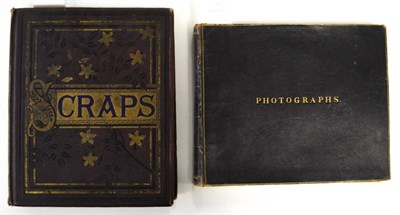 Lot 291 - [PHOTOGRAPHY] Two late 19th Century albums of sepia and b/w images comprising many British &...