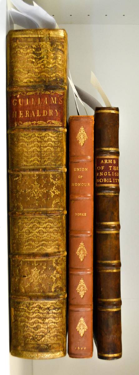 Lot 301 - Guillim (John) A Display of Heraldry "¦ The Sixth Edition, 1724, Printed by T.W., folio, engr....