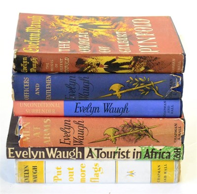 Lot 30 - Waugh (Evelyn) A collection of fictional works published by Chapman & Hall, London:  Put Out...