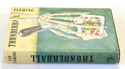 Lot 35 - Fleming (Ian) Thunderball, 1961, London, Cape, 8vo. first edition with dust jacket. Corners a...