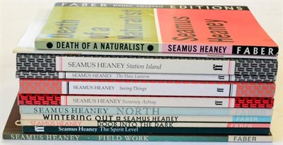 Lot 38 - Heaney (Seamus) A Lough Neagh Sequence, 1969, Phoenix Pamphlet Poets Press, Didsbury...